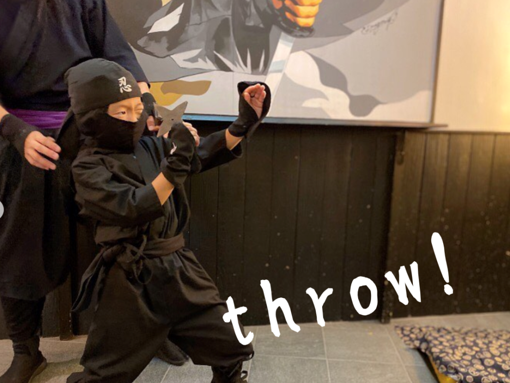 Touring a Ninja Shop, and Throwing Shuriken in Osaka, Japan