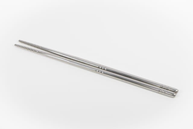 silver korean chopsticks
